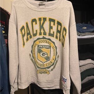 Vintage 90s Green Bay Packers Nutmeg Grey Sweatshirt